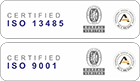Certificazioni ISO 13485 e ISO 9001